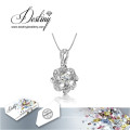 Destiny Jewellery Crystal From Swarovski Necklace New Flower Pendant